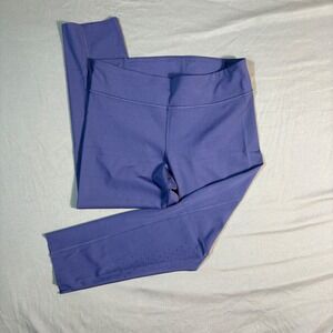 Under Armour Capri Leggings XS Navy Blue Key Pocket Athletic